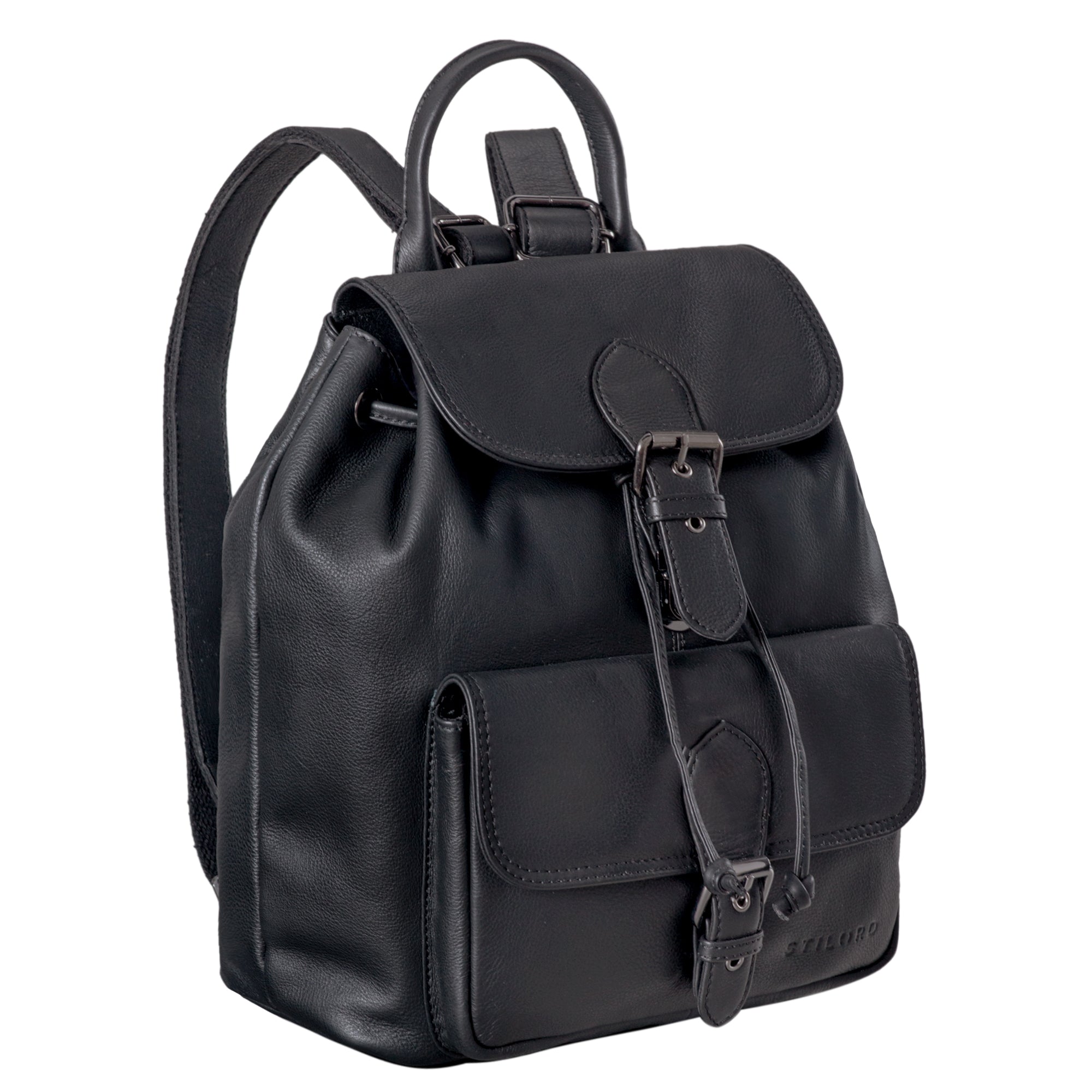 Vintage Damen Leder Rucksack