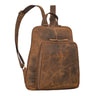 "Delia" Hochwertige Vintage Damen Rucksackhandtasche