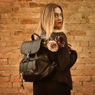Damen Rucksack schwarz
