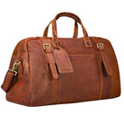 Vintage Reisetasche Echtleder Cognac für Herren und Damen 