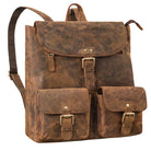 Damenrucksack Leder braun