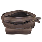 Umhängetasche Frauen Retro Leder braun