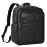 Lederrucksack Herren schwarz für 15,6 Zoll Laptop