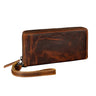 "Poppy" 3-in-1 XL Leder Geldbörse mit Handyfach Damen Clutch Tasche