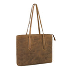 klassische Leder Shopper Handtasche