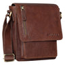 "Finn" Kleine Umhängetasche Herren Leder Messenger Bag Herrentasche