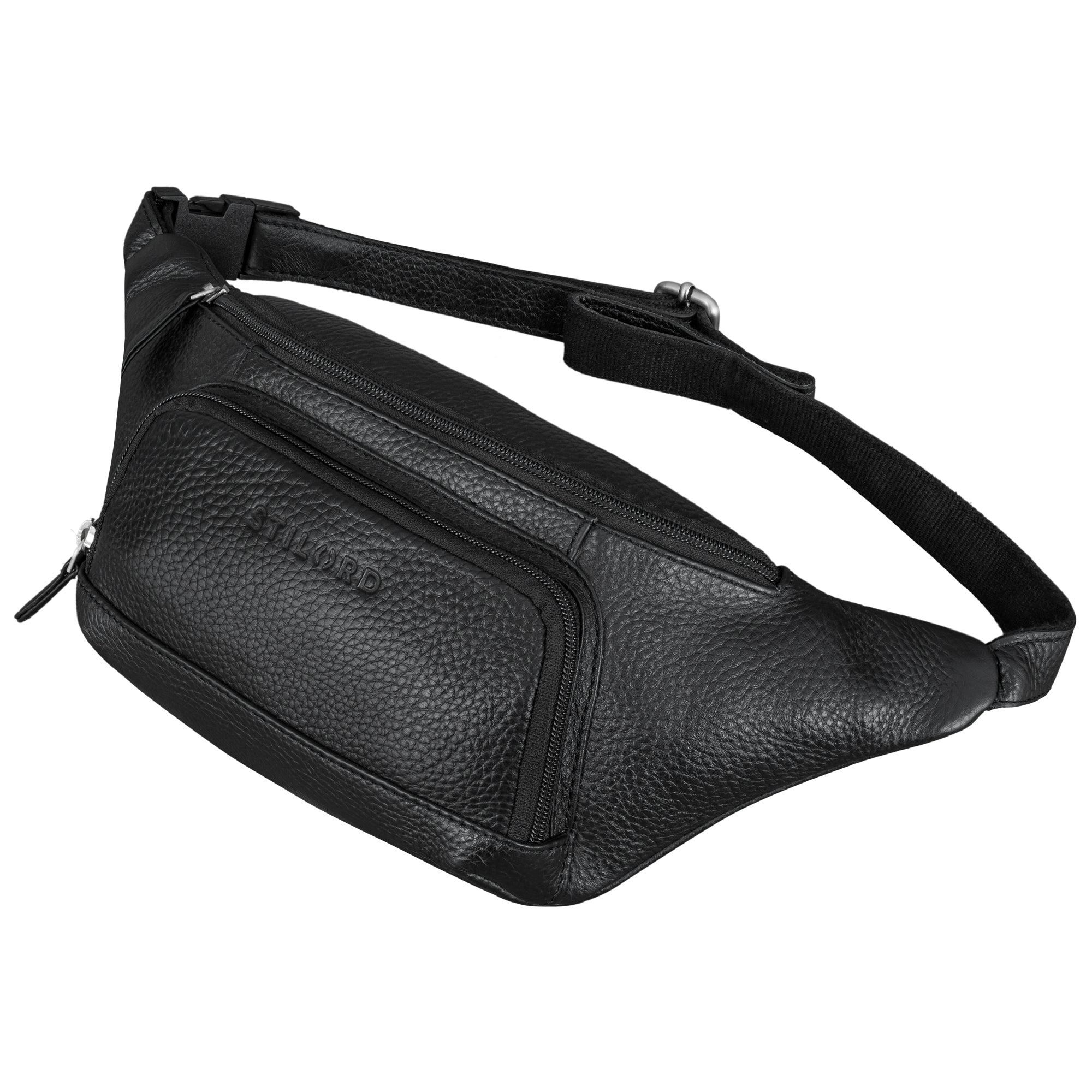 herren bauchtasche leder schwarz