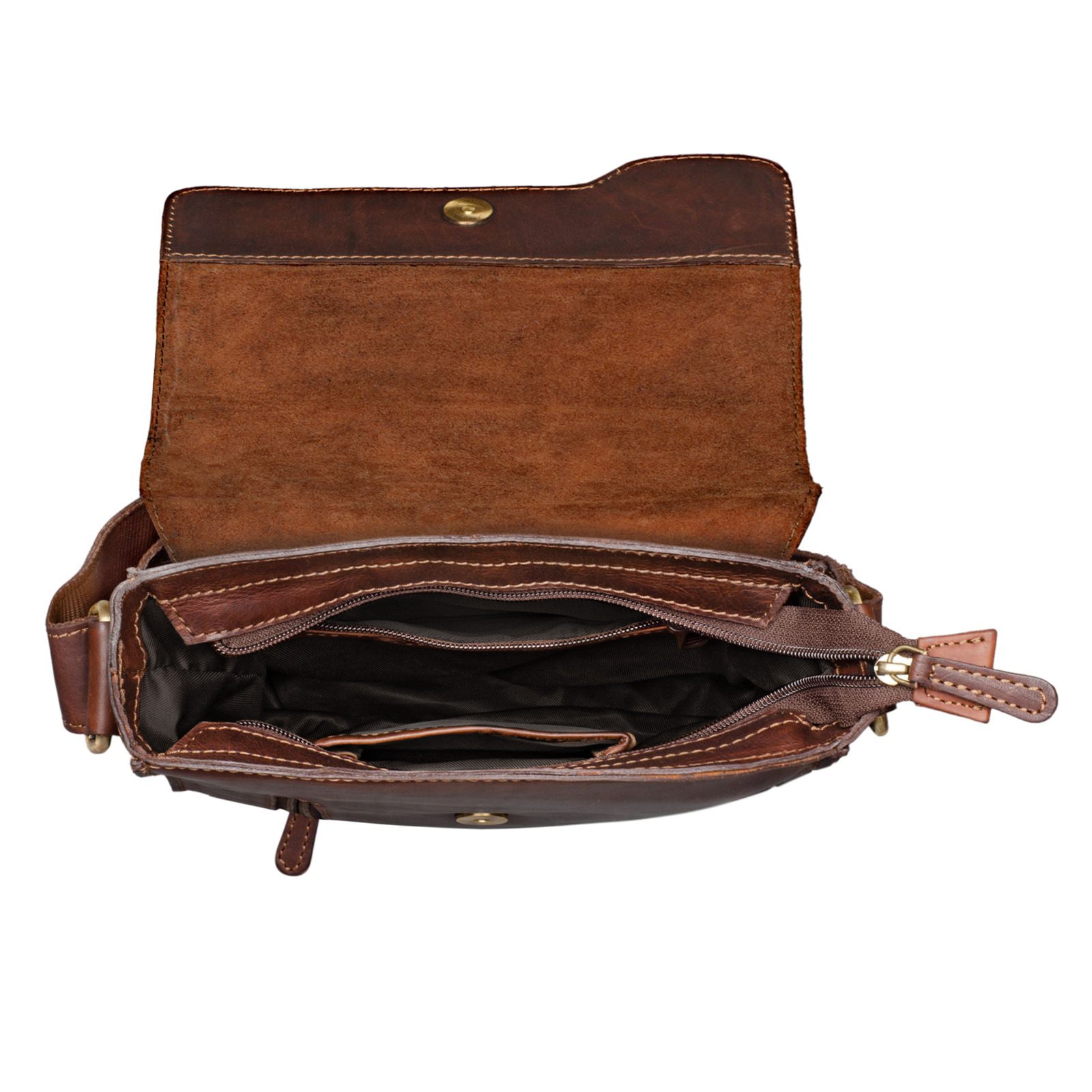 Leder Herren Handtasche Vintage klein
