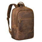 Leder Rucksack männer 17 Zoll laptopfach braun