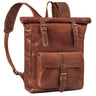 "Herakles" XL Leder Rolltop Rucksack 17 Zoll
