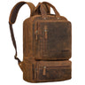 "Trinity" Vintage Laptop Rucksack Leder 15,6 Zoll mit Henkel
