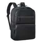 Rucksack Schwarz Groß aus der schrägen Frontalperspektive