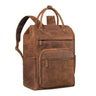 "Wendelin" Premium Leder Rucksack mit Laptop-Fach