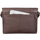 Kleine Schultertasche Herren braun