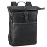 "Tacoma" Leder Rolltop Rucksack Damen Herren für 17 Zoll Laptop