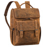 "Gian" Rucksack Herren Arbeit Leder Damenrucksack Groß für 16" Laptops