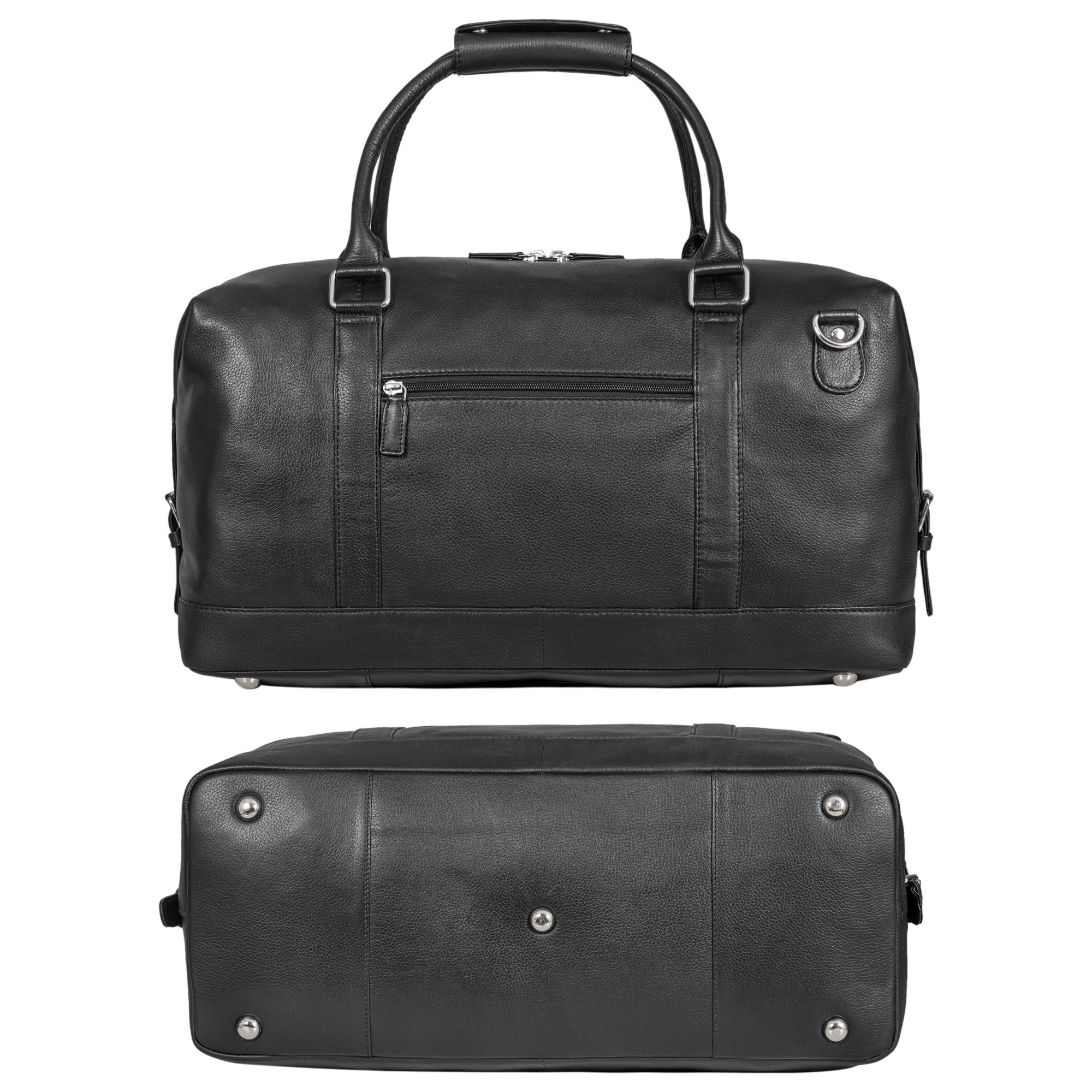 Große Ledertasche schwarz