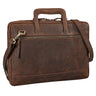 "Pierce" Laptoptasche mit Griff Leder